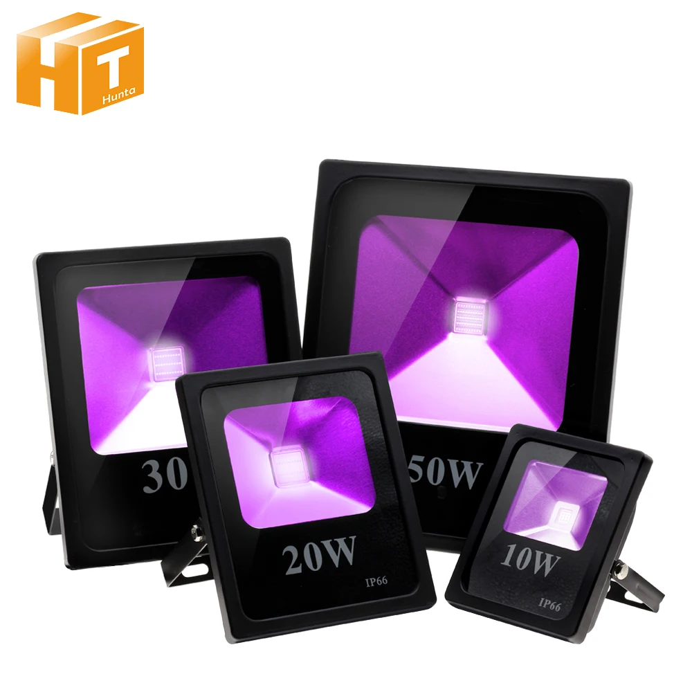 

UV LED Floodlight 10W 20W 30W 50W High Power Ultra Violet Blacklight for DJ Disco Night Clubs KTV Stage Lighting Effect.