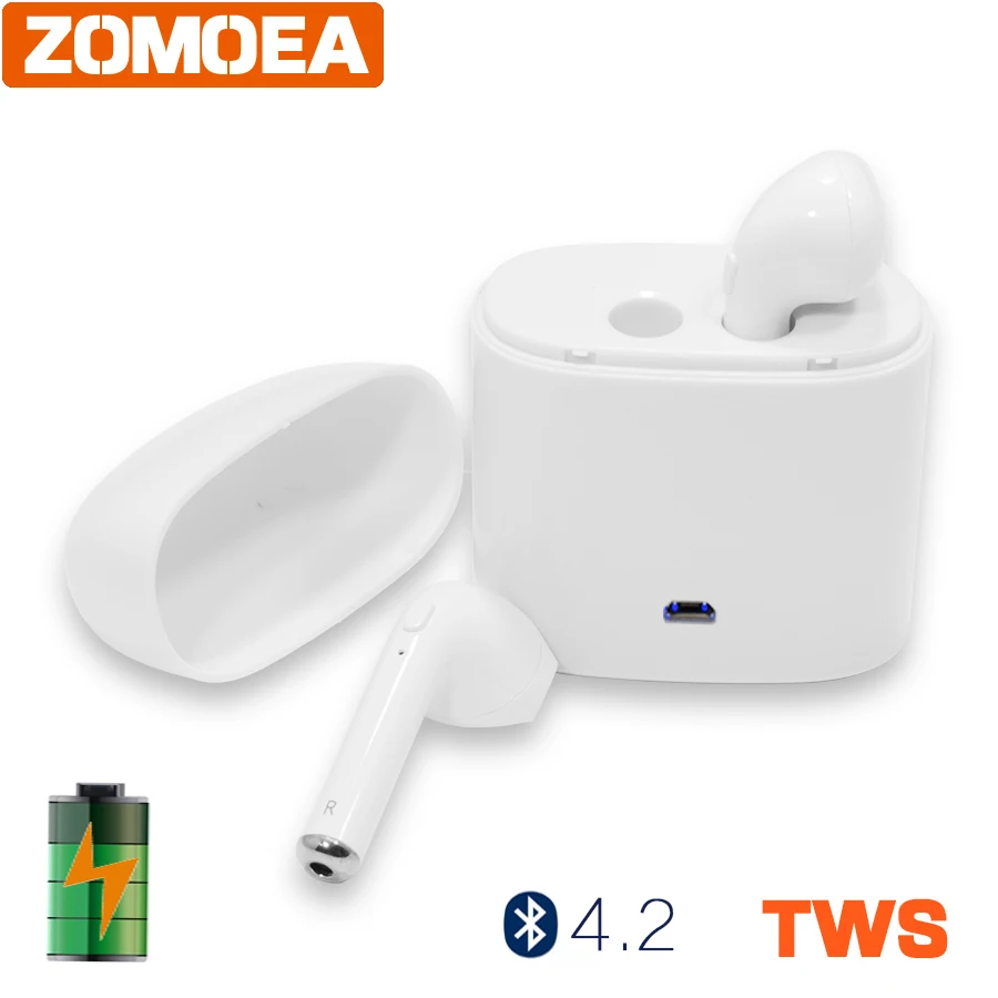 

2018 New Stereo Bluetooth Headset Earphone Headphone BT4.2 Wireless Handfree Earbuds Universal For IOS Android Phone Headphones