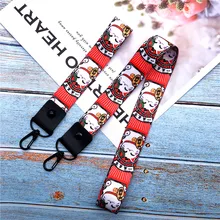 Брелок-бирка, ремешок на шею, ремешки для ключей, ID карты, проездной, для спортзала, мобильного телефона, USB, держатель для бейджа, сделай сам, висячая веревка, слинг