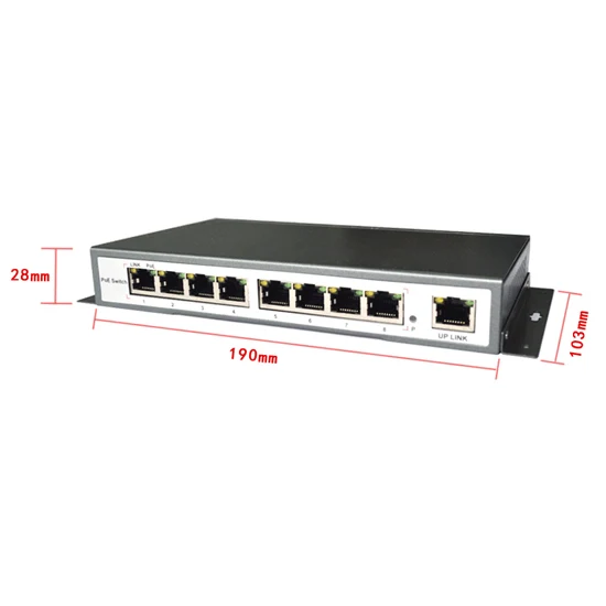 9 Порт 8 IEEE802.3af/AT коммутатор poe/адаптер для видеонаблюдения сетевой POE ip-камеры Системы 8x100 М бит Auto MDI