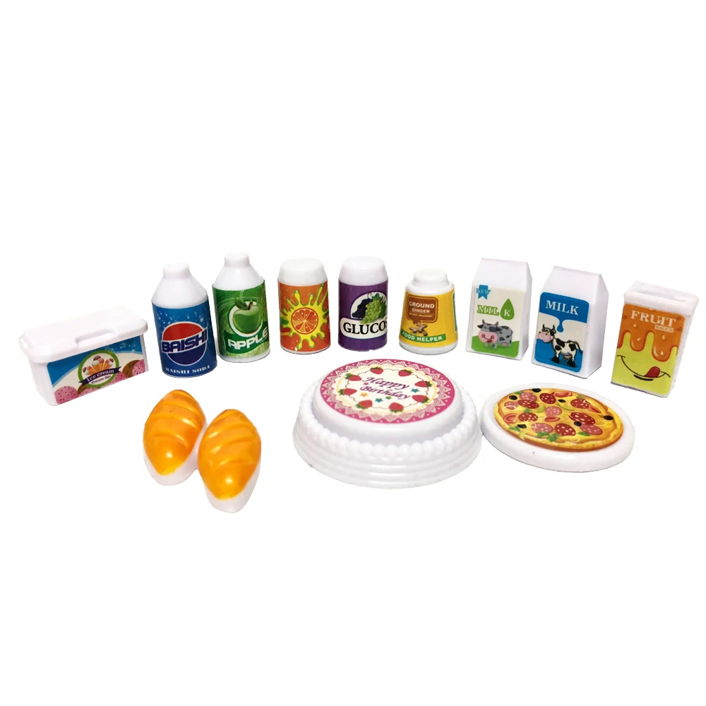 

NK One Set Doll Accessories Baby Toys Dolls Breakfast Milk Bread With Food And Cup For Barbie Dolls Accessory Baby Toys P001A DZ