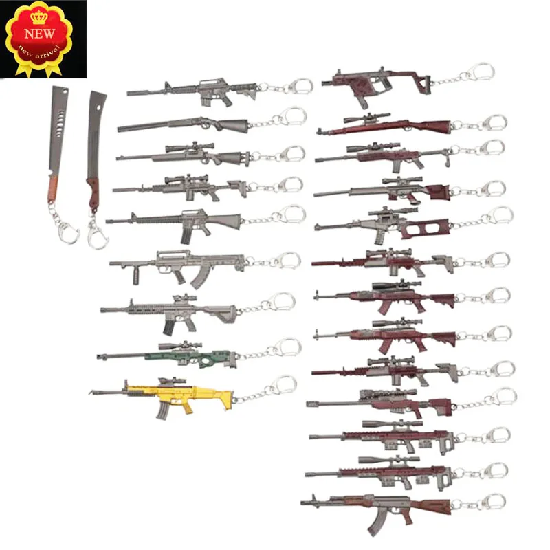 

2PCS New Car Key Metal Model Gun Car Key Chain Car hanging Key Ring Jewelry Hangingbag Key Rings Pendant Car Ornament Girl