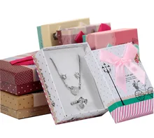 7*9*3cm 6Colors Box For Jewelry Free shipping wholesale 60pcs /lot Necklace Pendant Gift Packaging Boxes Ring Earring Box