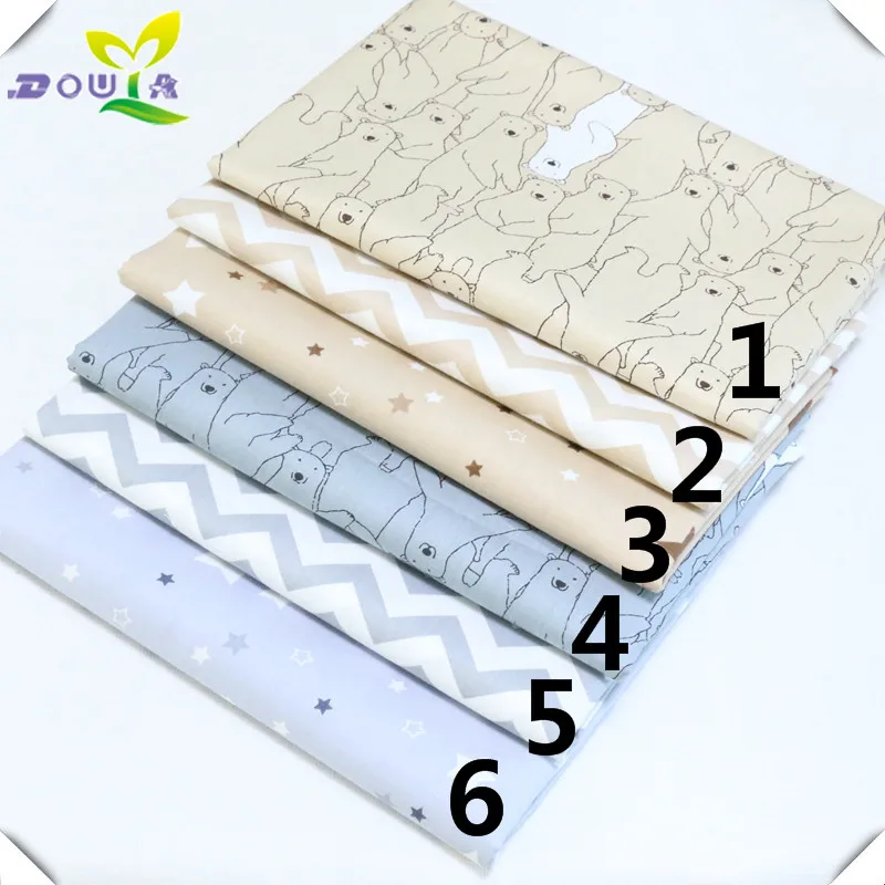 Polar Bear Cubs Star Cartoon Cloth Printed Cloth Cotton Fabric Baby Doll Dress Smock Infant Coated Cloth Printed Cloth Cloth Printingcloth Cotton Fabric Aliexpress