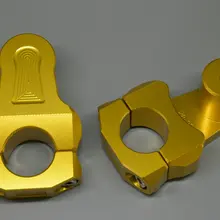 Высокое качество 28 мм Универсальный Мотоцикл ATV заготовка Руль Ручка Жира Бар горе Зажим концентраторов Грязь Яма Bike Moto поднял 55 мм