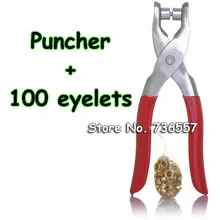 Eyelet Button Punch DIY Manual Fastener Press Pliers Cloth Button Snap Button Making Tool