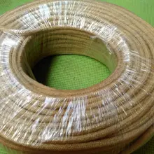 5 м двойная изоляция тканевый провод текстильный кабель винтажный пеньковый Канат провод и кабель 2x0. 75мм2 электрический провод для DIY подвесные светильники