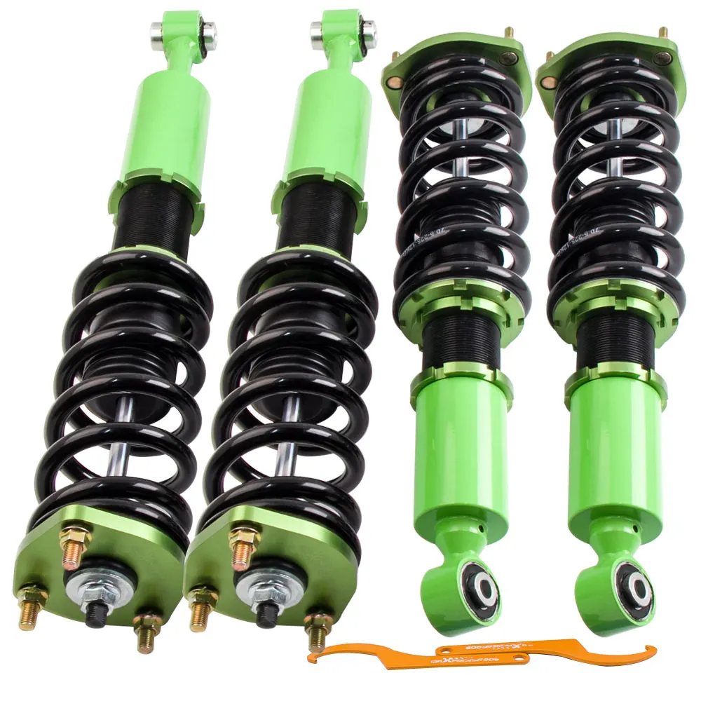 for Lexus IS300 IS 300 2001-2005 Coilovers Suspension Strut Shocks Green 