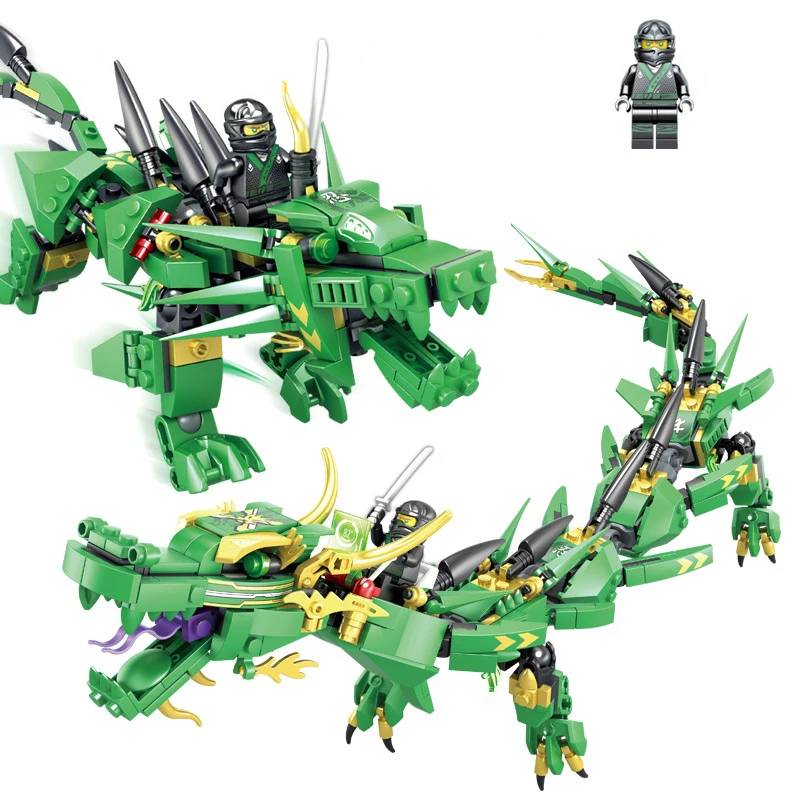 

417pcs Ninjago Movie Flying mecha dragon Transform Building Blocks Bricks Toys Sets DIY Compatible With LegoINGly NinjagoINGly