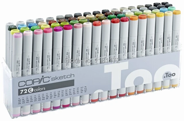 COPIC Sketch Marker, Set of 6 - Perfect Primaries