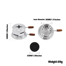 1 шт. уголь для кальяна держатель Narguile термоподставка тепловое устройство управления Chicha принадлежности для глины