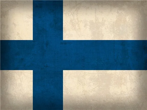 Design-T-119-Finland Flag Vintage Distressed Finish Mixed Media,