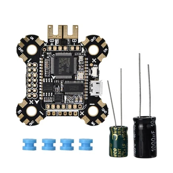 

1pcs JHEMCU F722 Flight Control Board 2-6S OSD 5V/2A BEC Current with 25V Capacitor Flight Controller For RC Drone