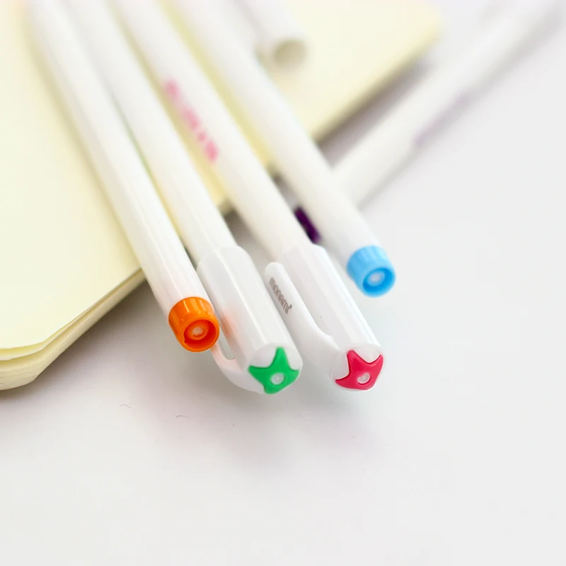 8 pcs/Lot Star Jelly line gel pen 0.4mm ballpoint 8 color ink pens for writing drawing Stationery Office School supplies 6982 8 pcs/Lot Star Jelly line gel pen 0.4mm ballpoint 8 color ink pens for writing drawing Stationery Office School supplies 6982