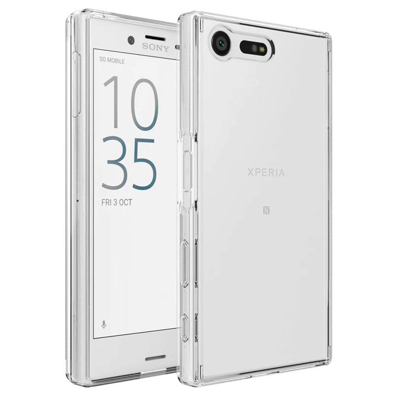 Для Sony Xperia X Compact F5321 чехол противоударный прозрачный Броня задняя крышка для Coque Xperia Xcompact защитный чехол 4,6"