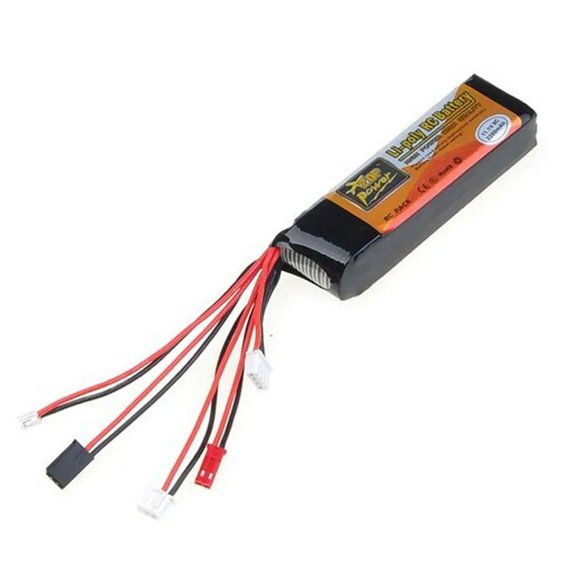 Высокое качество ZOP Power 3S 11 1 V 2200MAH 8C Lipo батарея для Devo JR WFLY передатчик RC вертолетов