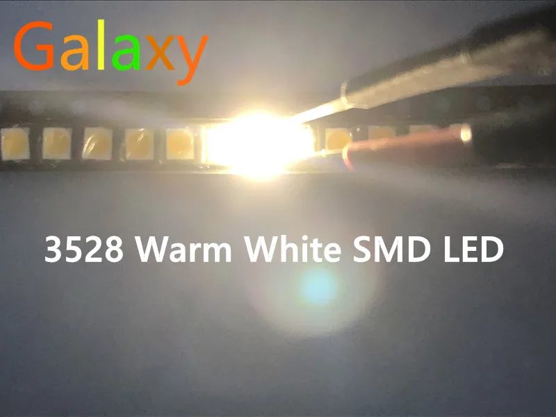 2000 шт. 1210 SMD SMT 3528 Светодиодный теплый белый блок питания PLCC-2 лампочка SMD чип для всех видов светодиодный свет