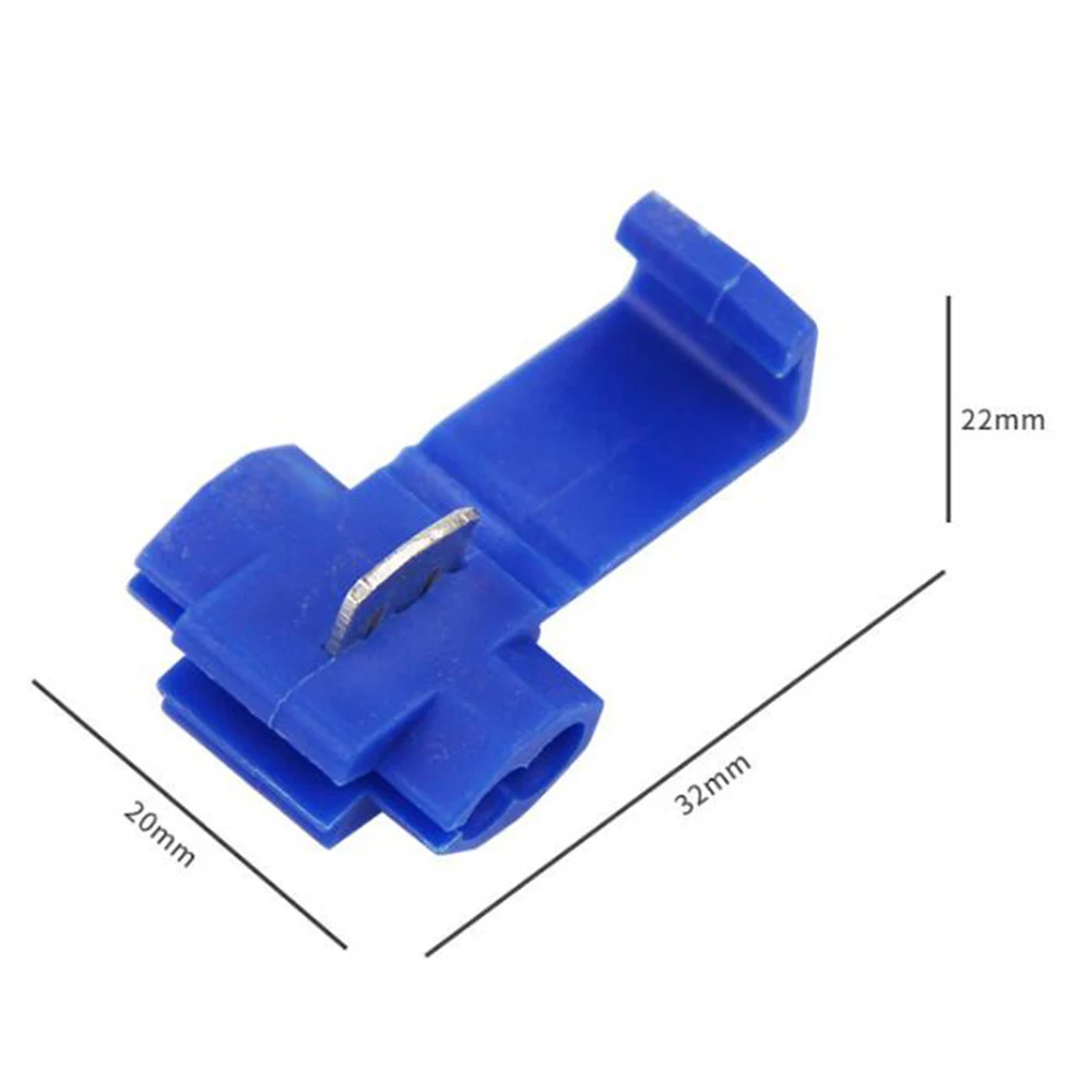 50 шт. синий шотландский замок Quick Splice 18 14 проводной соединитель AWG 802P3|connector awg|connector