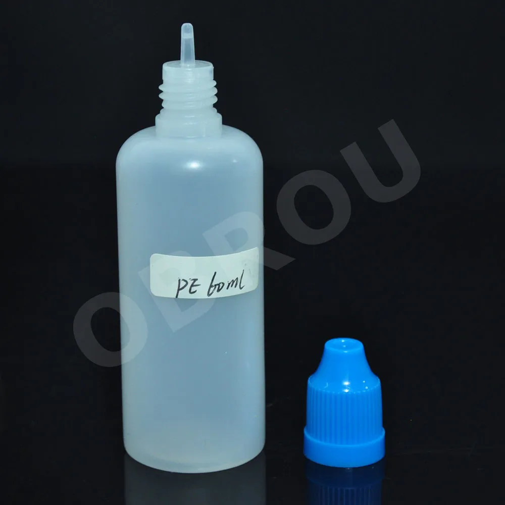 

Free shipping 500pcs PE 60ml Plastic Dropper Bottles With Childproof Cap and Long Thin Needle Tip 30ml Empty Dropper Bottle