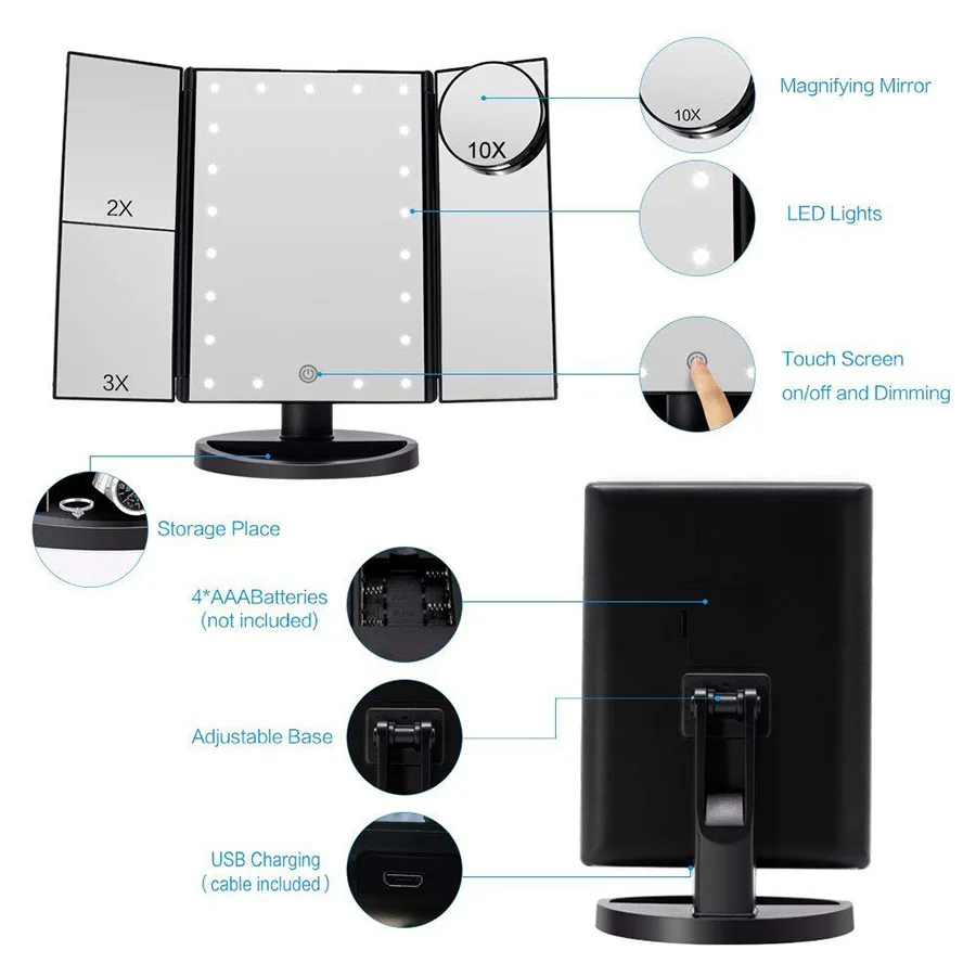 Lights Makeup Mirror (3)