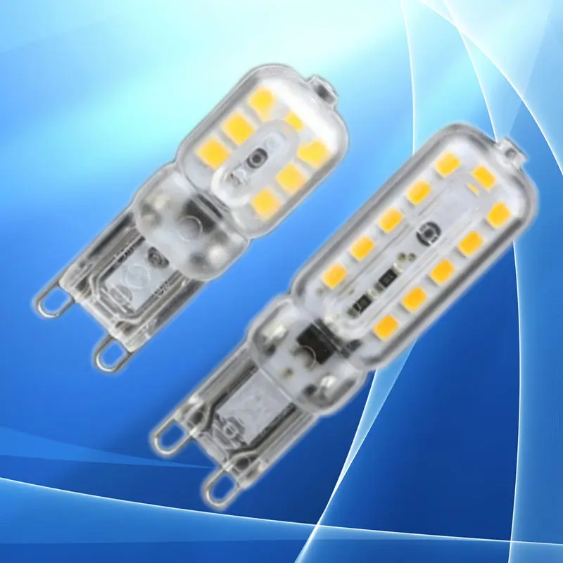 

DHL 100X G9 220V 14leds 22leds 32leds corn bulb lamp Ceramic Crystal Chandelier Lampada light Lampada Replace 40W halogen lamp