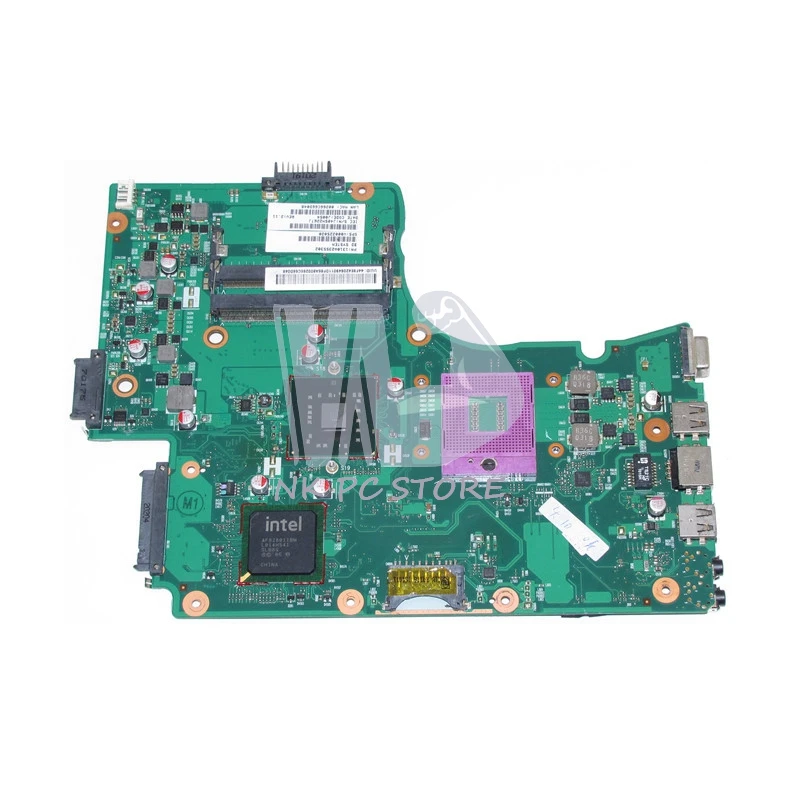 ФОТО 1310A2355302 V000225020 Main Board For Toshiba Satellite C655 Laptop Motherboard GL40 DDR3 with Free CPU
