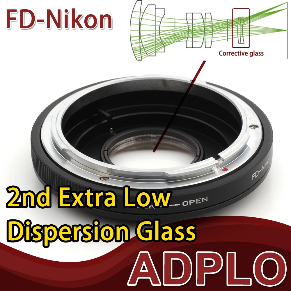 Optical Glass Adapter Suit For Canon Fd Lens To Nikon D5300 D610 D7100