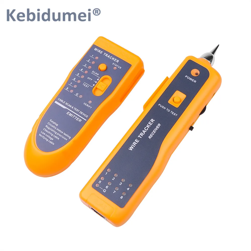 Тестер для телефонных проводов Kebidumei RJ11 RJ45 Cat5 Cat6 | Компьютеры и офис