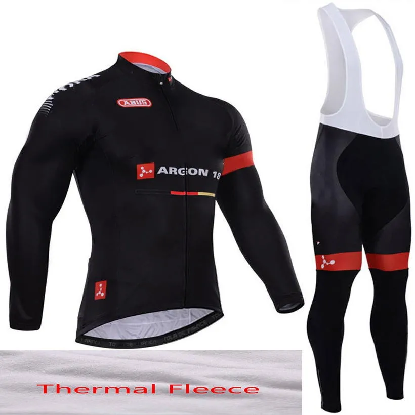 

Conjunto ciclismo invierno men's winter cycling jersey kit uniforme de ciclismo thermal fleece bicycle bike clothing 9D gel pad