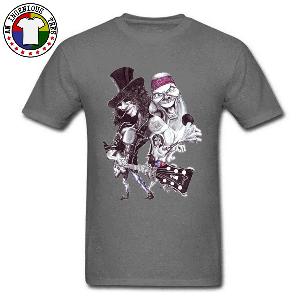 On Sale Man T Shirts O Neck Short Sleeve Pure Cotton Guns N Rose Cartoon Tops Shirts comfortable Tshirts Wholesale Guns N Rose Cartoon carbon