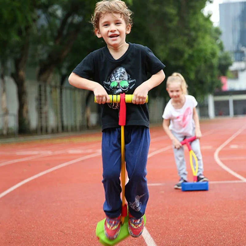 Спорт на открытом воздухе лягушка прыжок увеличенный прыжок игра родитель-ребенок открытый игра нитрильный каучук Pogo джемпер-для детей и взрослых