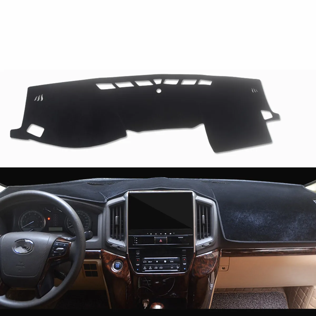 

Car Dashboard Reflective Pad for Toyota Land Cruiser 200 FJ200 2016 2017 2018 2019 Accessories