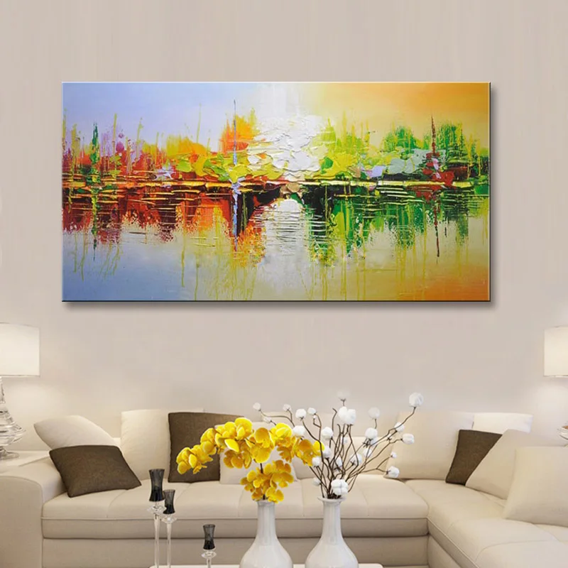 handmade oil painting on canvas modern 100%  Best Art Abstract oil painting original  directly from artis  COX1-004 (2)