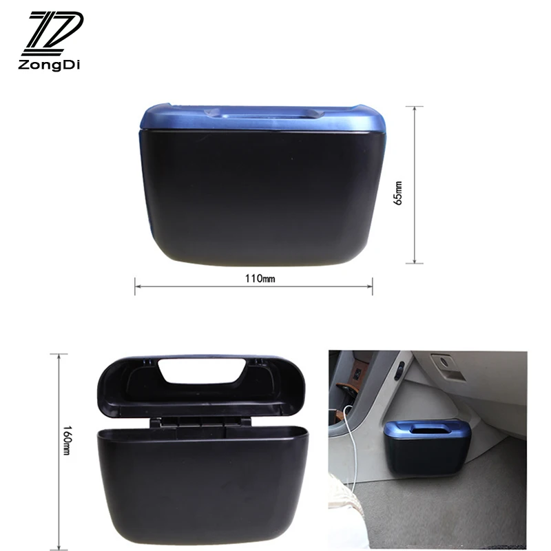 

ZD 1pcs Car Styling Garbage Storage Box Stickers For Skoda Octavia A5 A7 2 Fabia Yeti BMW E60 F30 X5 E53 Inifiniti Accessories