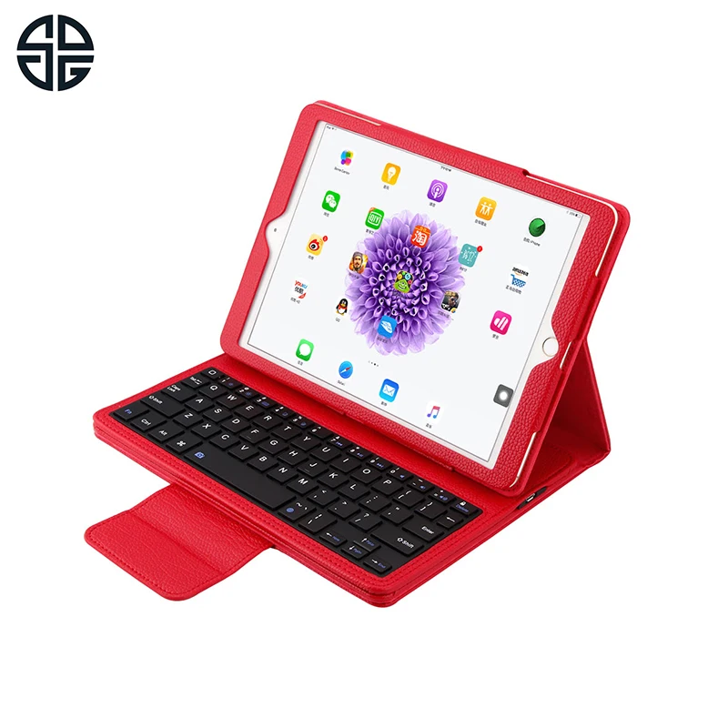 

For IPad 9.7 2017 2018 / Air / Air 2 / Pro 9.7 Wireless Bluetooth Keyboard Full Body Protective Portable Keyboard Case