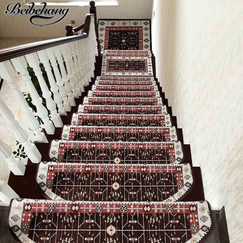 Beibehang الراقية المنزل الحصير الكاملة الطراز الأوروبي الحصير البلاستيكية المضادة للانزلاق الكلمة الدرج بسيط الطابق يخطو Beibehang الراقية المنزل الحصير الكاملة الطراز الأوروبي الحصير البلاستيكية المضادة للانزلاق الكلمة الدرج بسيط الطابق يخطو
