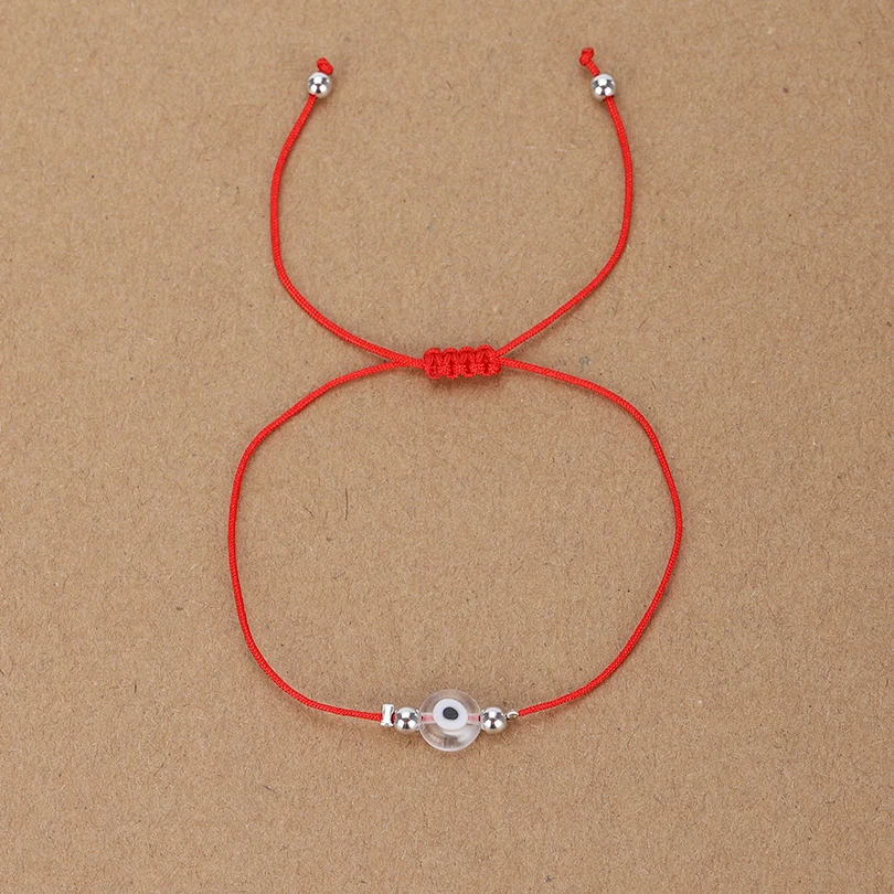 G. YCX минималистский от сглаза форма браслет от сглаза милый Регулируемый Красный веревка Лето ювелирные изделия для женщин обувь д
