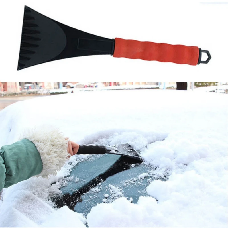 Зимняя защита автомобиля снег лопатой Снежная скребок для удаления царапин долото лезвия для гаражей навесы