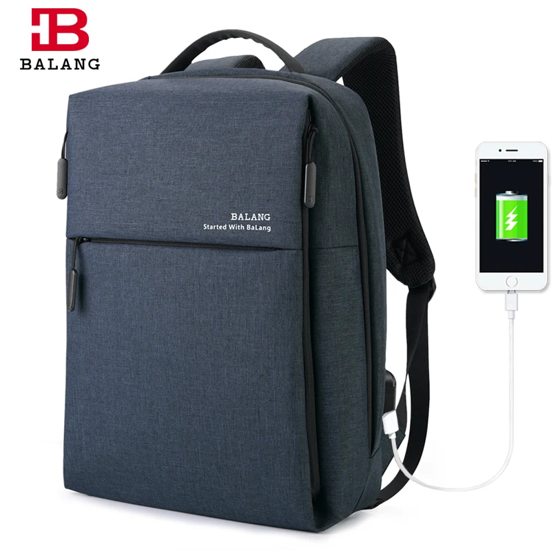 

BALANG Brand 2018 New Backpack for 15.6 Inch Laptop Fashion Shoulder Bag Unisex Water-resistant Backpacks teenagers School Bags