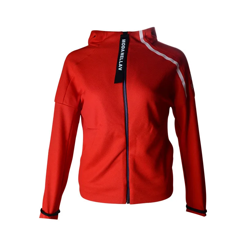 Одежда для фитнеса, свободная осенне-зимняя куртка для йоги, женская тонкая - Цвет: red
