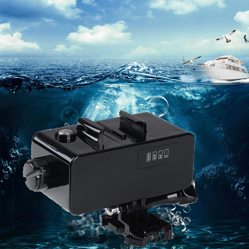 

Waterproof Power Bank 5200mAh External Battery For GoPro Hero 6 5 4 3 Hero 5/4 Session Xiaomi Yi 4K 4KPlus Lite SJCAM M10 SJ9000