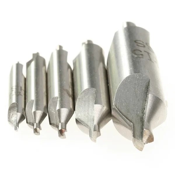 Set of 5 A Type Centre Drill Bits 007807 046in Drill Bits from Tools