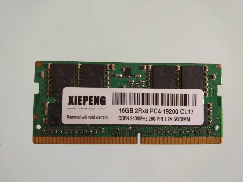 Для DELL Inspiron 13 7375 5379 5368 5378 ноутбук Оперативная память 16 Гб DDR4 PC4-19200 2400 МГц 4 Гб PC4 17000 2133 8 Гб 2666 21300 SODIMM памяти