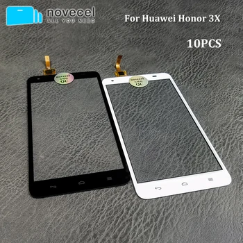 

10PCS Novecel Touch Panel Screen Digitizer Glass Sensor For Huawei Honor 3X G750 LCD Screen Touch Panel