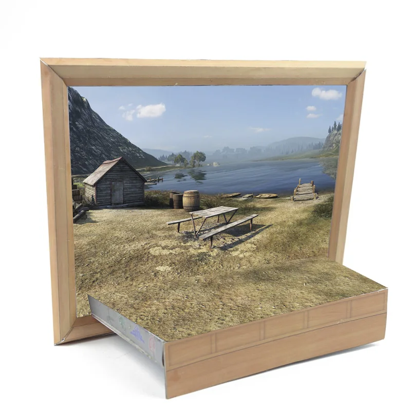 DIY бумажный материал для фоторамки и декорации товары 1:50 моделей