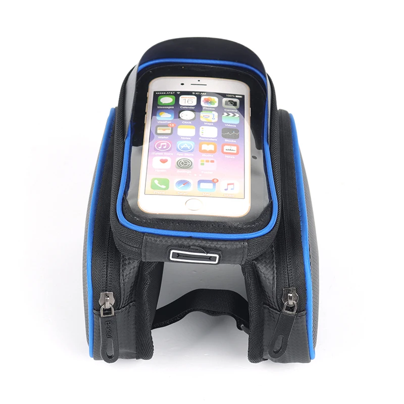 Discount 4 Types Bicycle Bags Bicycle Front Touch Screen Phone Bag Mountain Bike Top Tube Bag Cycling Pannier Bag For Bicycle 3