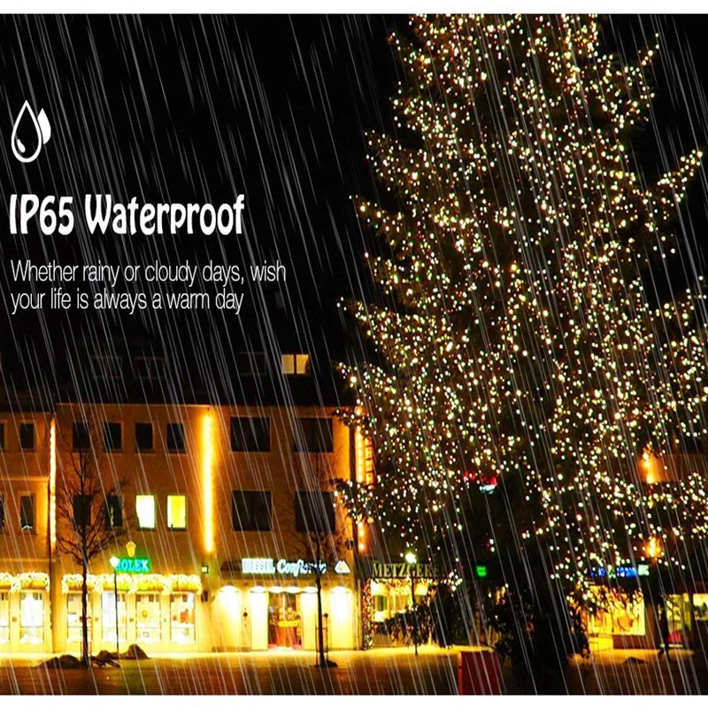 Copper Wire Outdoor Solar Powered LED String Lights 5M 10M 20M Waterproof Garland For Garden Wedding Christmas Landscape Decor (12)
