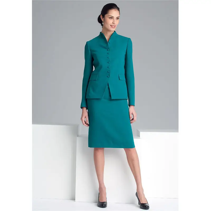 Aliexpress.com : Buy New Turquoise Womens Skirt Suit Slim