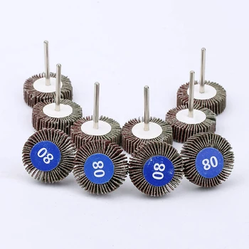 

Tool Accessories Workshop Deburring Sanding Disc Polisher Rotary Attachments 80 Grit Sandpaper Flap Grinding Wheel