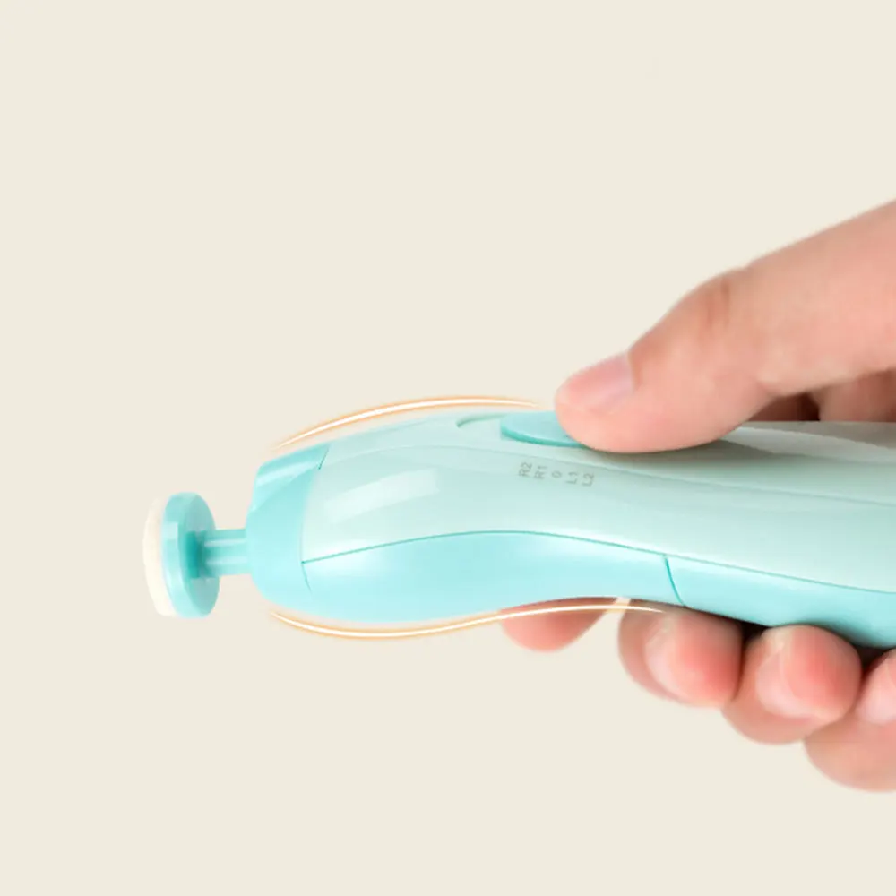 Пилка для ногтей для младенцев электрический триммер для ногтей Детские Электрический ножницы для ногтей Пластик новорожденных Маникюр